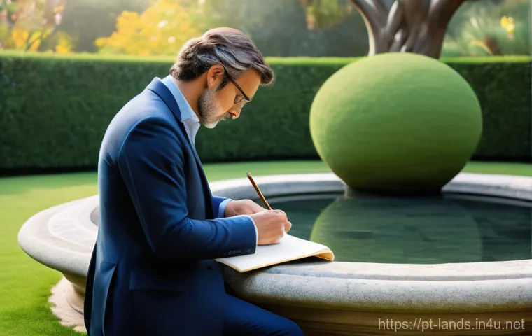 조경 이론 공부에서 효과적인 암기법 - A bright and inspiring close-up of a young female landscape architecture student (around 20-25 years...